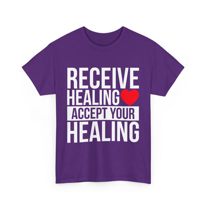 Unisex Heart Healing Heavy Cotton Tee
