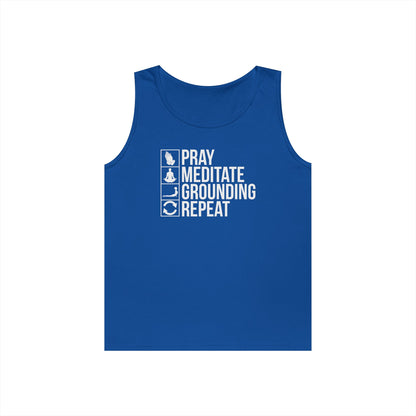 Repeat Unisex Heavy Cotton Tank Top