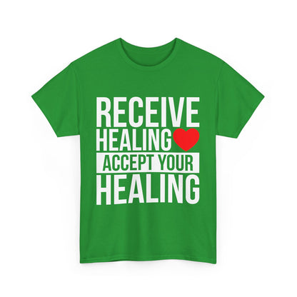 Unisex Heart Healing Heavy Cotton Tee