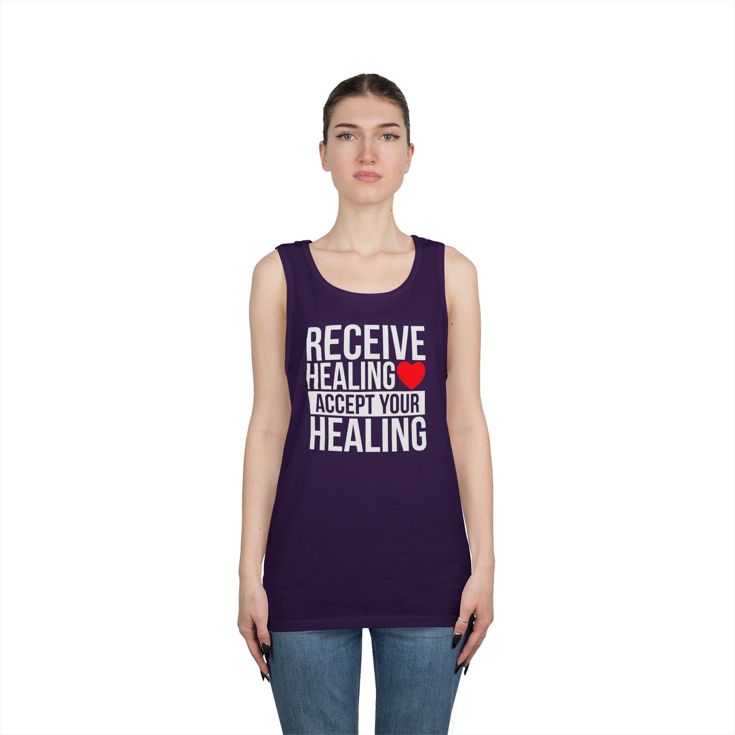 Receive Healing Heavy Cotton Tank Top