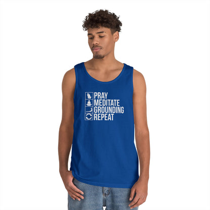 Repeat Unisex Heavy Cotton Tank Top