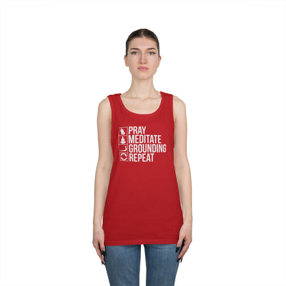 Repeat Unisex Heavy Cotton Tank Top