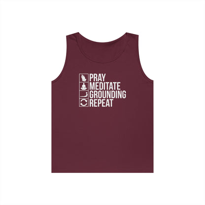 Repeat Unisex Heavy Cotton Tank Top