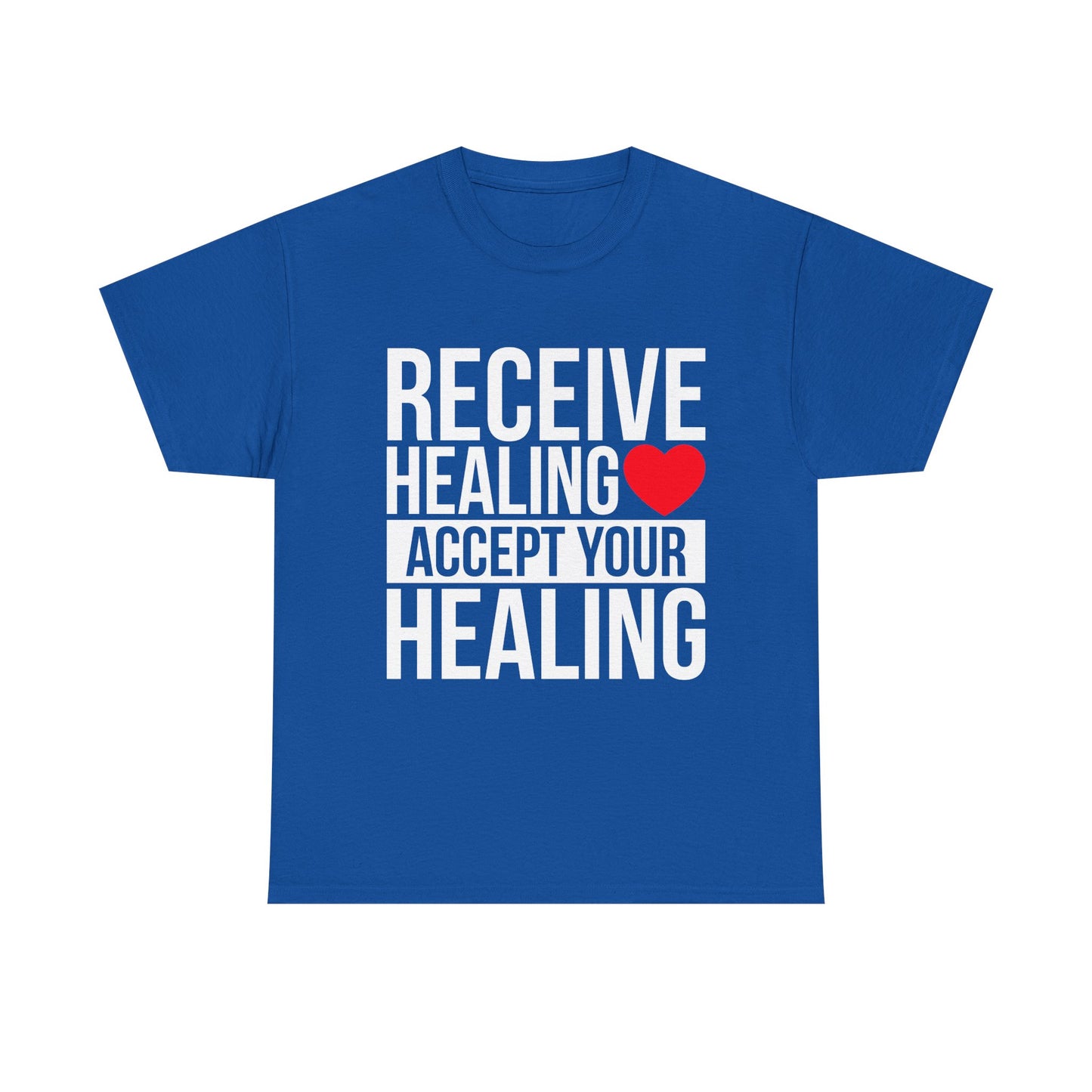 Unisex Heart Healing Heavy Cotton Tee