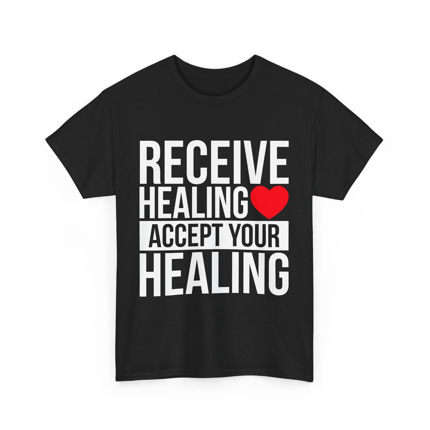 Unisex Heart Healing Heavy Cotton Tee