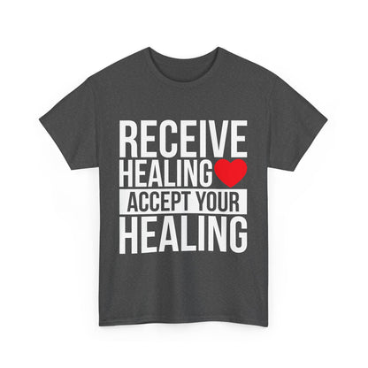 Unisex Heart Healing Heavy Cotton Tee