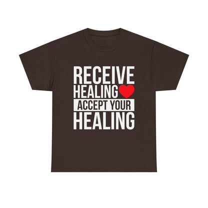 Unisex Heart Healing Heavy Cotton Tee