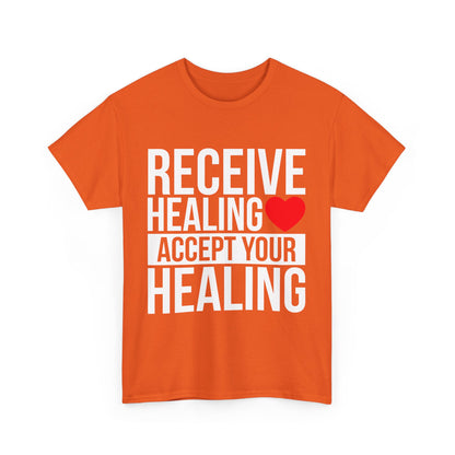 Unisex Heart Healing Heavy Cotton Tee