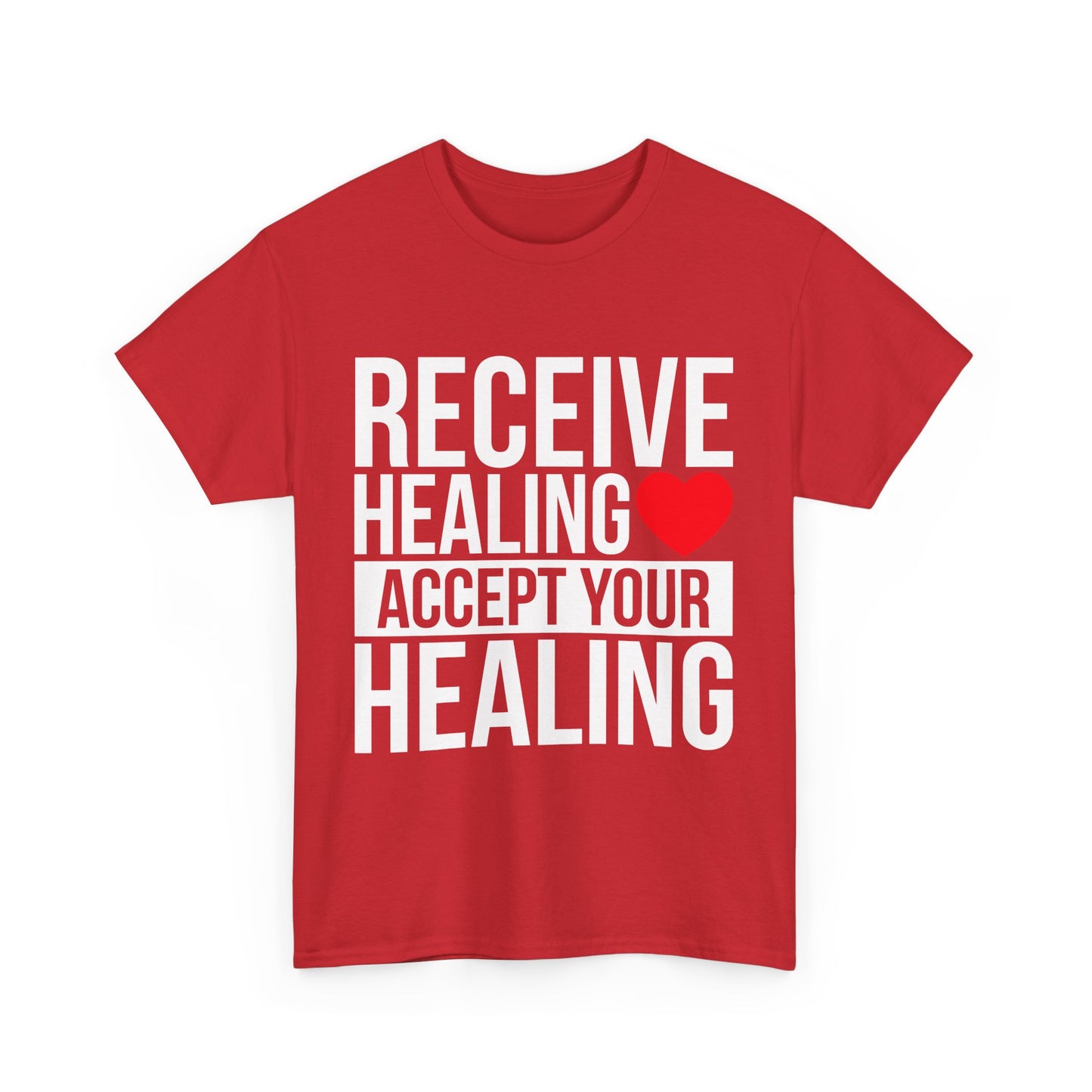 Unisex Heart Healing Heavy Cotton Tee