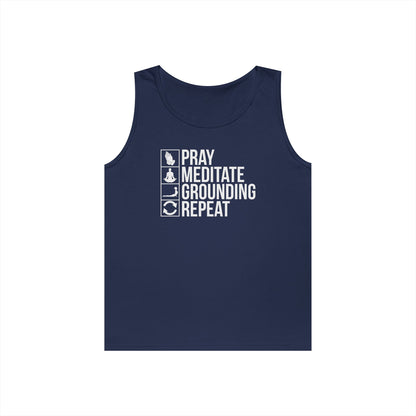 Repeat Unisex Heavy Cotton Tank Top