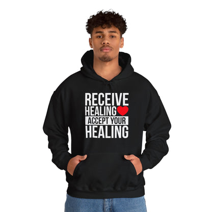 Receive Healing Unisex Heavy Blend Hooded Sweatshirt