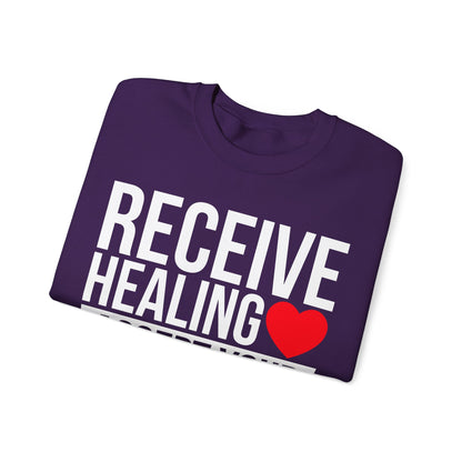 Receive Healing Crewneck Sweatshirt - Unisex Heavy Blend