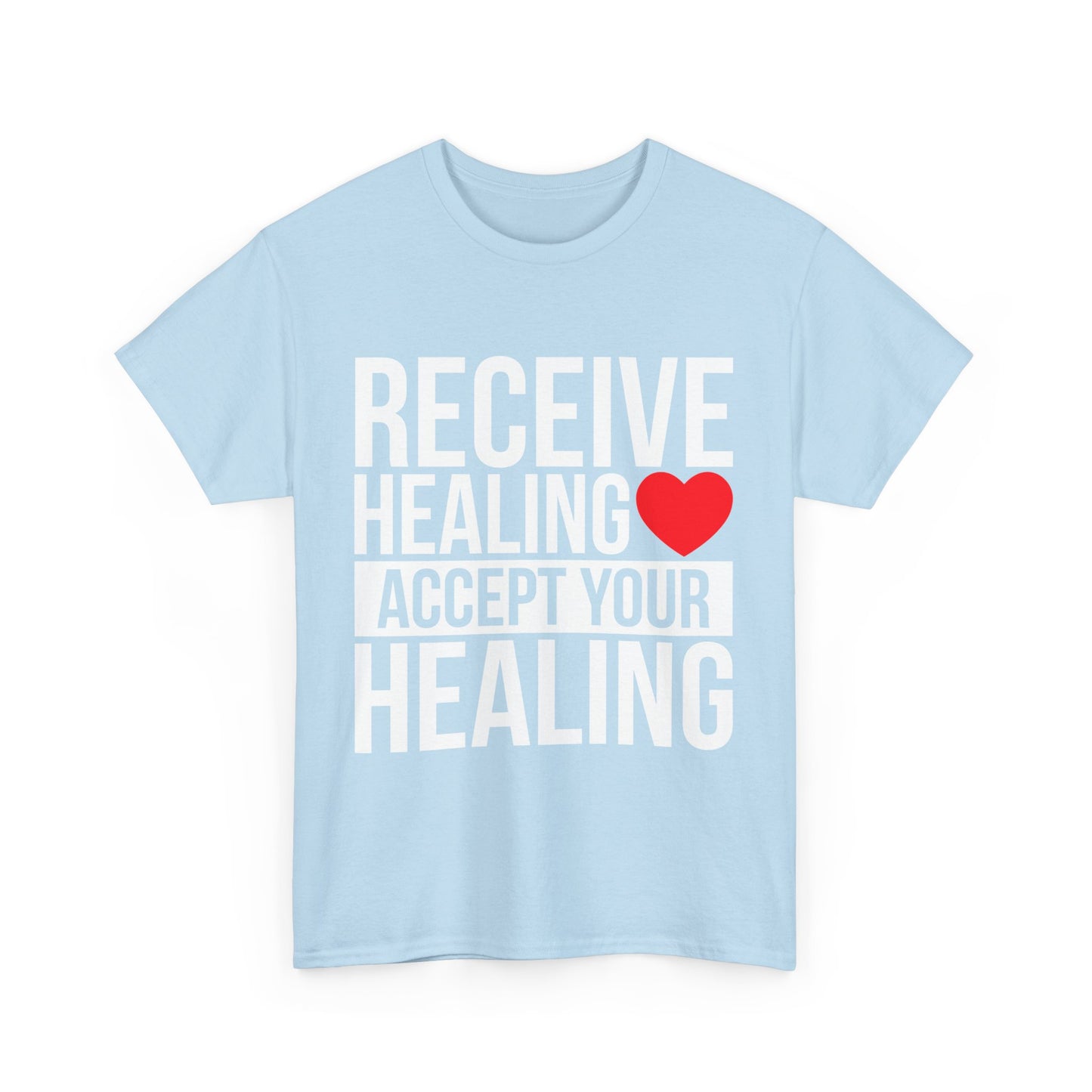 Unisex Heart Healing Heavy Cotton Tee