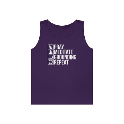 Repeat Unisex Heavy Cotton Tank Top