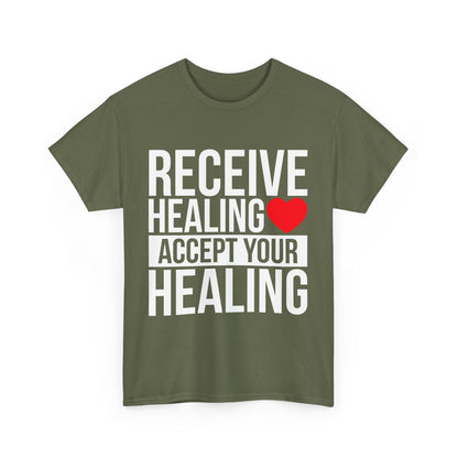 Unisex Heart Healing Heavy Cotton Tee