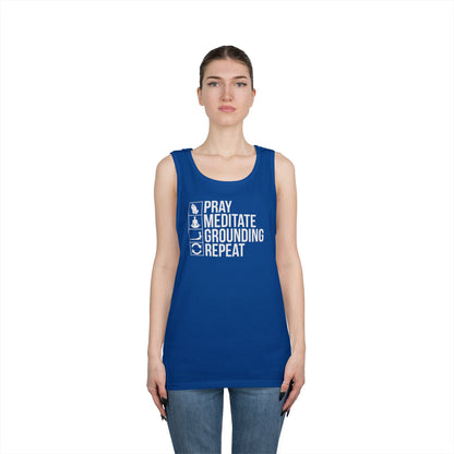 Repeat Unisex Heavy Cotton Tank Top