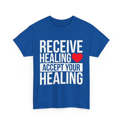 Unisex Heart Healing Heavy Cotton Tee