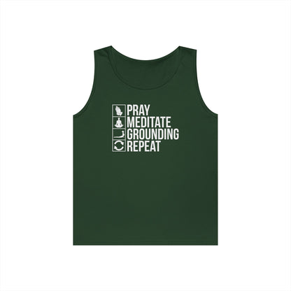 Repeat Unisex Heavy Cotton Tank Top